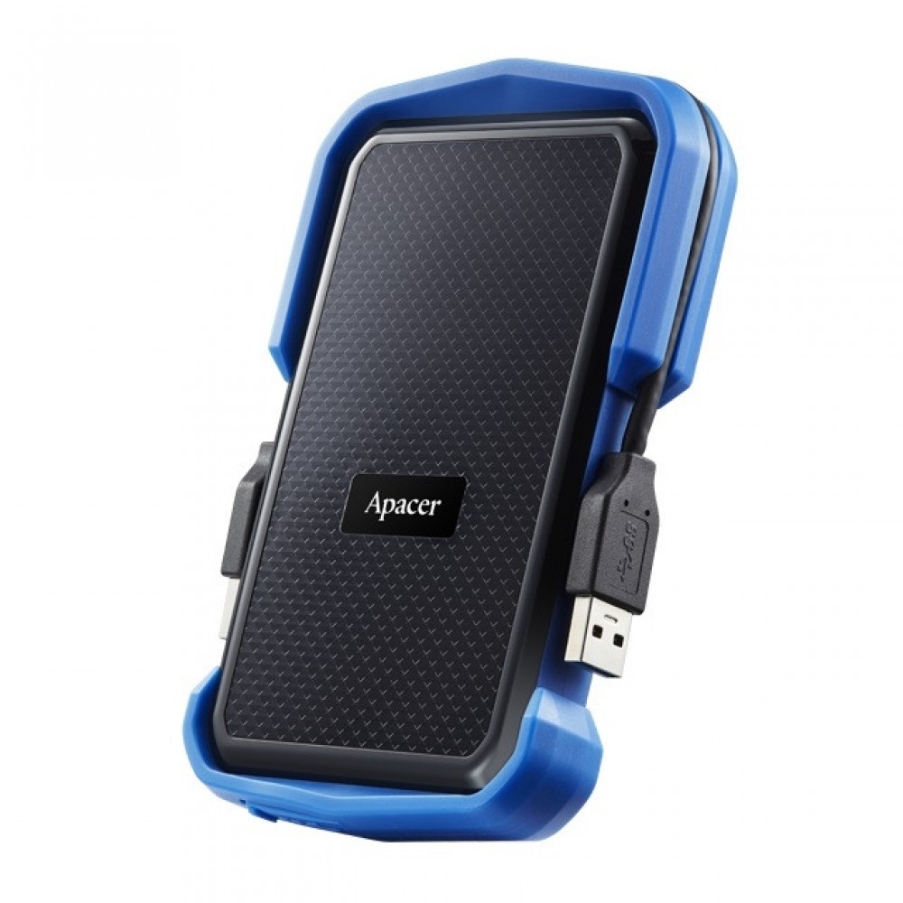 Външен Твърд Диск Apacer AC631 2TB USB 3.2 Gen 1 Удароустойчив – Черен