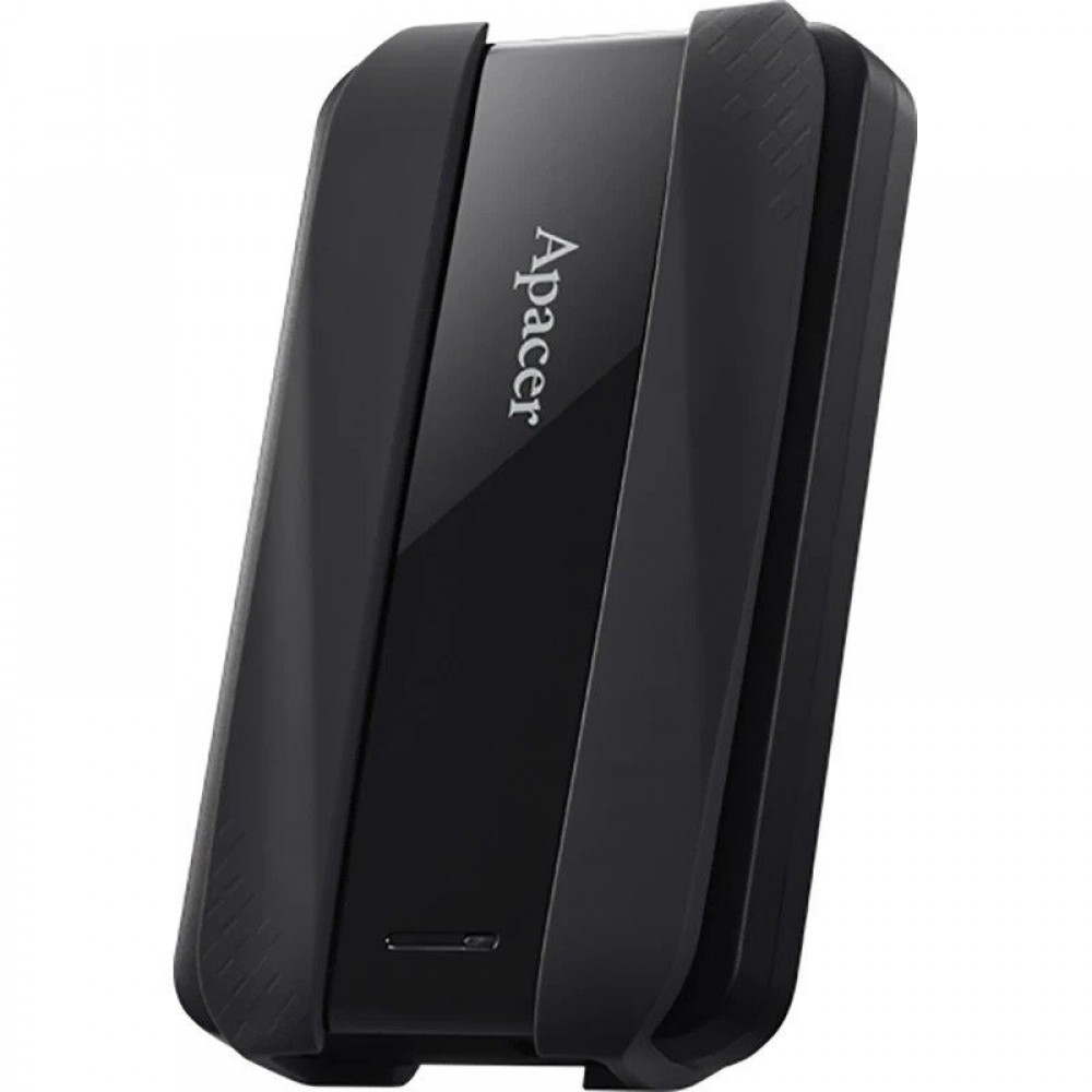 Външен твърд диск Apacer AC533 1TB USB 3.2, 2.5", Гумени уплътнения, 269g - Черен
