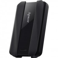 Външен твърд диск Apacer AC533 1TB USB 3.2, 2.5", Гумени уплътнения, 269g - Черен