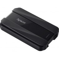 Външен твърд диск Apacer AC533 2TB USB 3.2, 2.5", Гумени уплътнения, 269g - Черен
