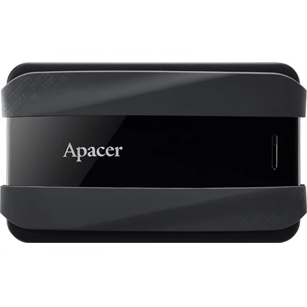 Външен твърд диск Apacer AC533 4TB USB 3.2, 2.5", Гумени уплътнения, 374g - Черен