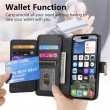 Калъф за iPhone 16 CASENEO MW-02 Магнитен Портфейл от PU Кожа с Отделящ се Калъф, RFID Защита и Скрийн Протектор – 6 цвята