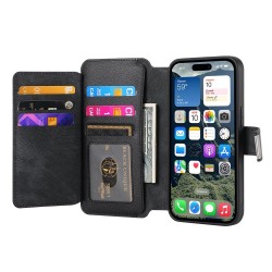 Калъф за iPhone 16 CASENEO MW-02 Магнитен Портфейл от PU Кожа с Отделящ се Калъф, RFID Защита и Скрийн Протектор – 6 цвята