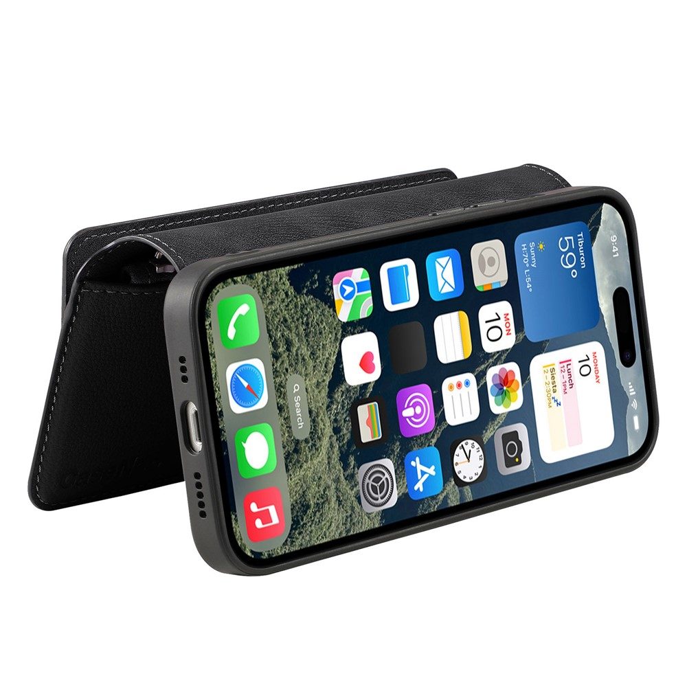 Калъф за iPhone 16 Plus CASENEO MW-02 Магнитен Портфейл от PU Кожа с Отделящ се Калъф, RFID Защита и Скрийн Протектор – 6 цвята