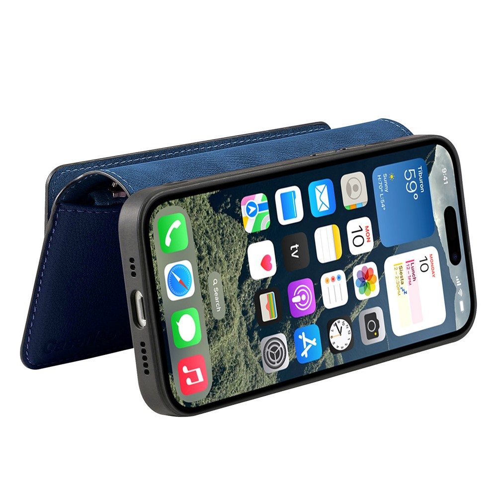 Калъф за iPhone 16 Pro Max CASENEO MW-02 Магнитен Портфейл от PU Кожа с Отделящ се Калъф, RFID Защита и Скрийн Протектор – 6 цвята