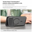 Калъф NILLKIN CamShield Prop Magnetic за iPhone 18 Pro Max / 17 Pro Max Удароустойчив TPU + PC с MagSafe, Прозрачно Капаче-Стойка за Камерата и Скрийн Протектор