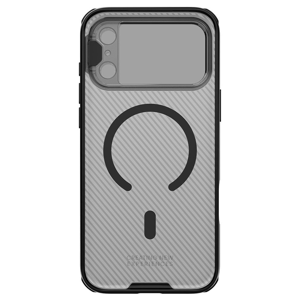 Калъф NILLKIN CamShield Prop Magnetic за iPhone 18 Pro Max / 17 Pro Max Удароустойчив TPU + PC с MagSafe, Прозрачно Капаче-Стойка за Камерата и Скрийн Протектор
