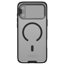 Калъф NILLKIN CamShield Prop Magnetic за iPhone 18 Pro Max / 17 Pro Max Удароустойчив TPU + PC с MagSafe, Прозрачно Капаче-Стойка за Камерата и Скрийн Протектор
