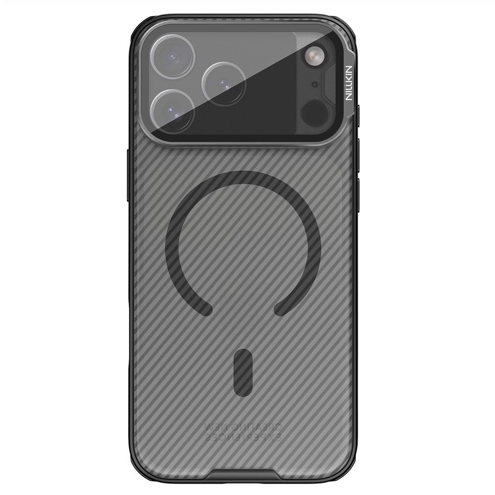 Калъф NILLKIN CamShield Prop Magnetic за iPhone 18 Pro Max / 17 Pro Max Удароустойчив TPU + PC с MagSafe, Прозрачно Капаче-Стойка за Камерата и Скрийн Протектор