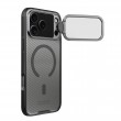 Калъф NILLKIN CamShield Prop Magnetic за iPhone 18 Pro Max / 17 Pro Max Удароустойчив TPU + PC с MagSafe, Прозрачно Капаче-Стойка за Камерата и Скрийн Протектор