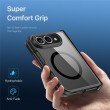 Калъф DUX DUCIS Aimo за iPhone Duo Магнитен Удароустойчив PC + TPU със Защита на Пантата, Прозрачен Гръб и Скрийн Протектор – Черен