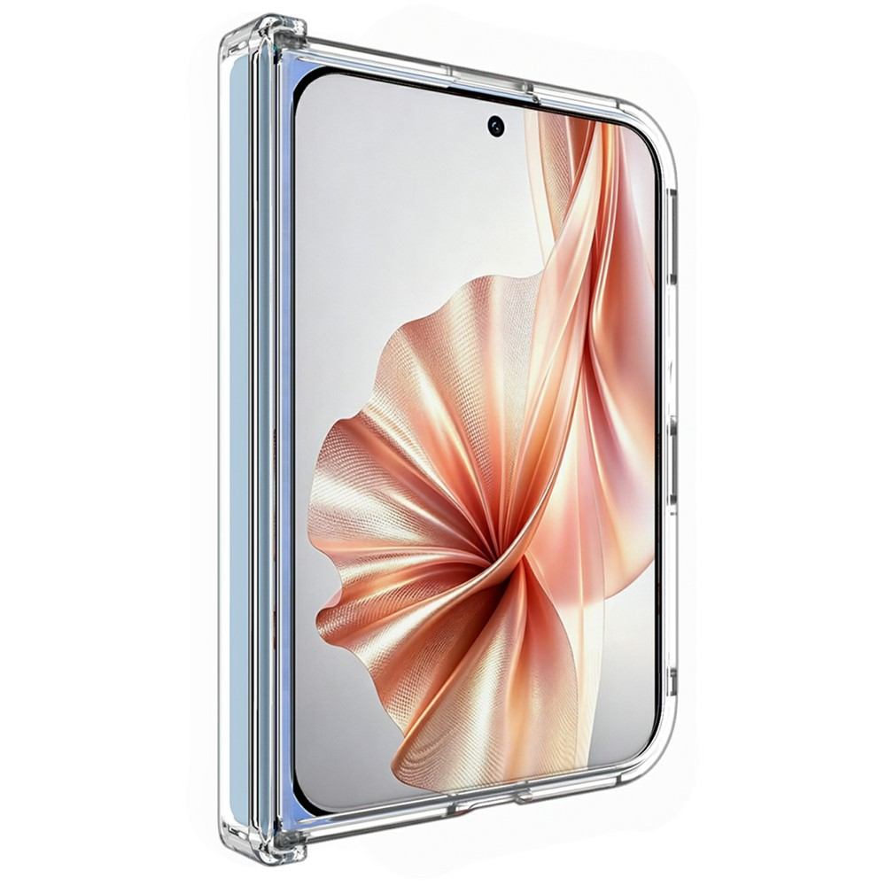 Калъф MAK за iPhone Duo Магнитен Удароустойчив TPU + PC с Airbag Защита, Защита на Пантата и Скрийн Протектор – Прозрачен