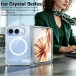 Калъф MAK за iPhone Duo Магнитен Удароустойчив TPU + PC с Airbag Защита, Защита на Пантата и Скрийн Протектор – Прозрачен