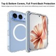 Калъф MAK за iPhone Duo Магнитен Удароустойчив TPU + PC с Airbag Защита, Защита на Пантата и Скрийн Протектор – Прозрачен