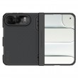 Калъф NILLKIN Super Frosted Shield Fold за iPhone Duo Магнитен Матов PC с Алуминиева Рамка за Камерата и Скрийн Протектор – Черен