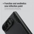 Калъф NILLKIN Super Frosted Shield Fold за iPhone Duo Магнитен Матов PC с Алуминиева Рамка за Камерата и Скрийн Протектор – Черен
