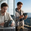 Калъф за iPhone Duo Магнитен Удароустойчив от Цинкова Сплав + Силикон със Стойка и Скрийн Протектор от Закалено Стъкло – Черен