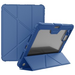 NILLKIN Bumper Leather Case Pro калъф за for iPad Pro 13 (2025) / 13 (2024) със слайд капак за камера и Origami стойка