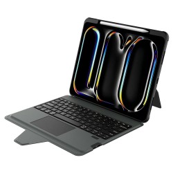 NILLKIN Bumper Combo Pro за iPad Pro 13 (2025/2024) Калъф с Bluetooth Клавиатура и Тъчпад – Черен