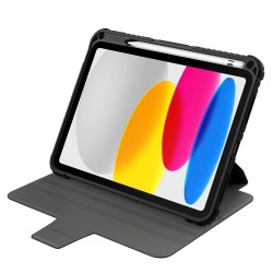 NILLKIN Bumper Leather Case Pro калъф за for iPad (2025) / 10.9 (2022) със слайд капак за камера и стойка