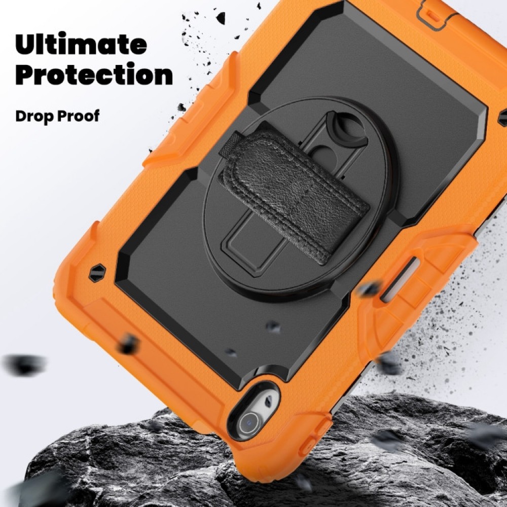 Apple iPad Air 11 2024 Silicone Hybrid PC Tablet Case /Shoulder Strap Удароустойчив Калъф и Протектор