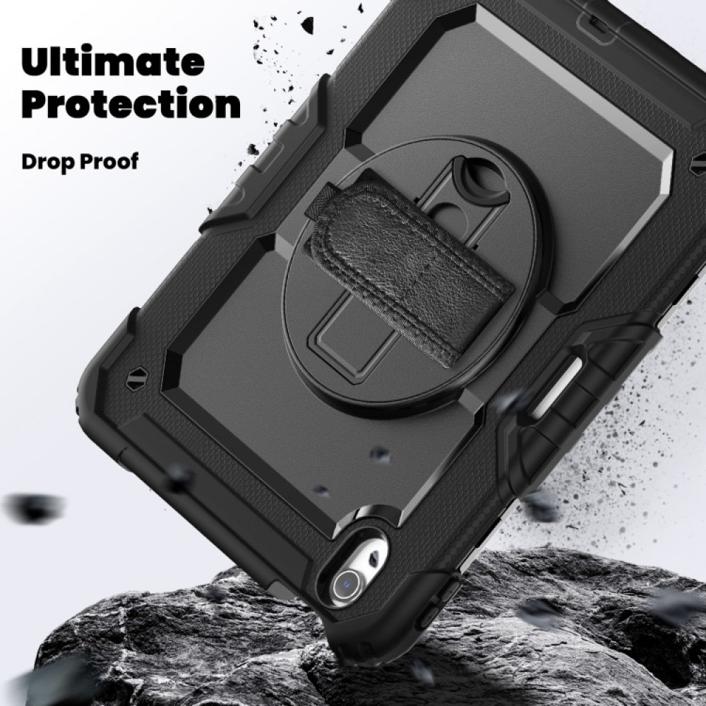 Apple iPad Air 11 2024 Silicone Hybrid PC Tablet Case /Shoulder Strap Удароустойчив Калъф и Протектор