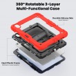 Apple iPad Air 11 2024 Silicone Hybrid PC Tablet Case /Shoulder Strap Удароустойчив Калъф и Протектор