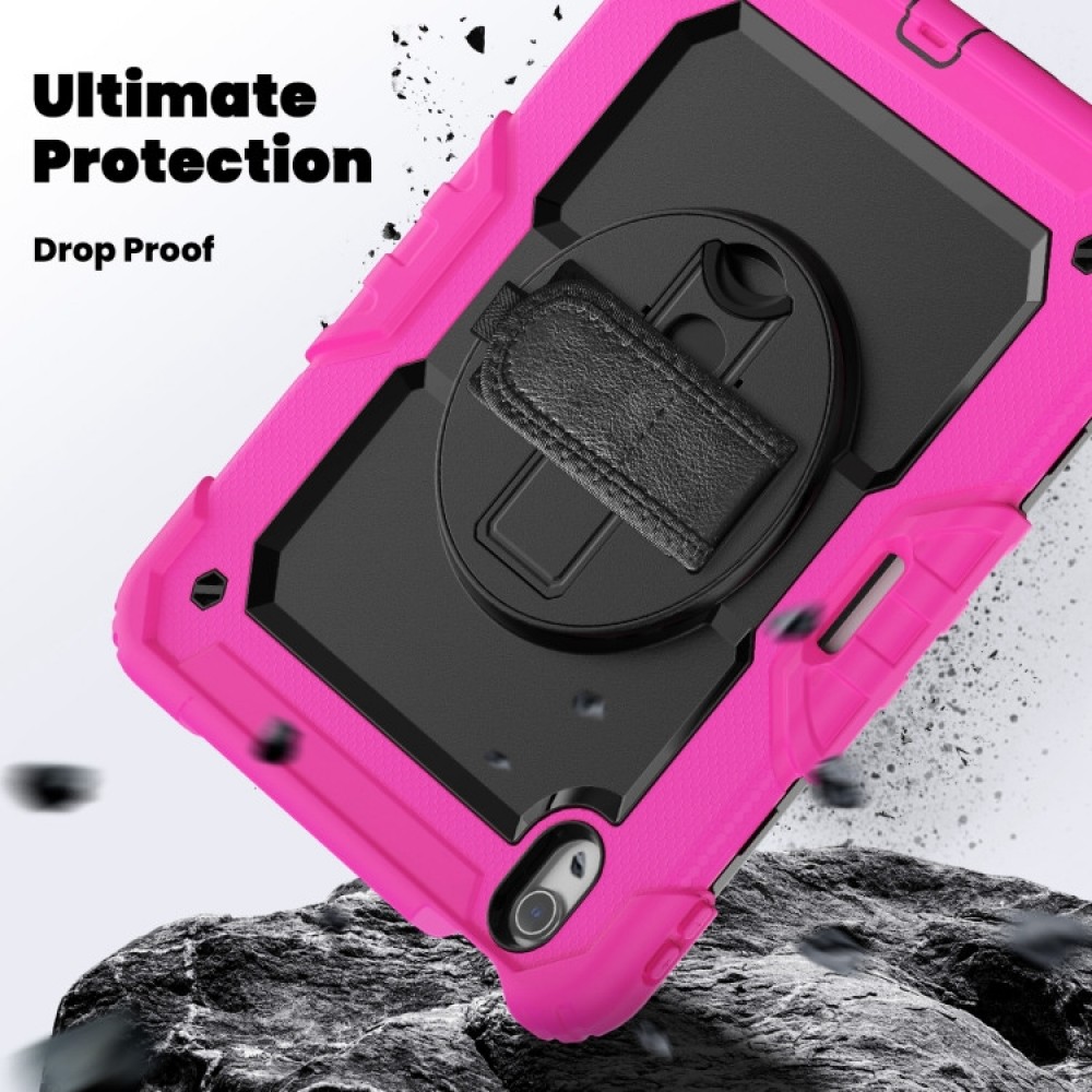 Apple iPad Air 11 2024 Silicone Hybrid PC Tablet Case /Shoulder Strap Удароустойчив Калъф и Протектор