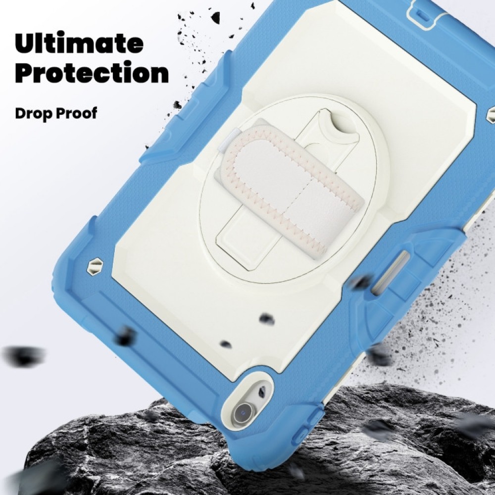 Apple iPad Air 11 2024 Silicone Hybrid PC Tablet Case /Shoulder Strap Удароустойчив Калъф и Протектор