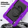 Apple iPad Air 11 2024 Silicone Hybrid PC Tablet Case /Shoulder Strap Удароустойчив Калъф и Протектор