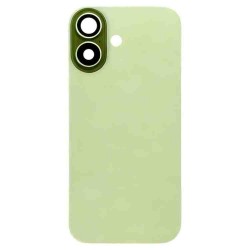 Оригинален Стъклен Заден Капак за iPhone 17 с Рамка за Камерата – Черен, Зелен, Син, Лилав, Бял