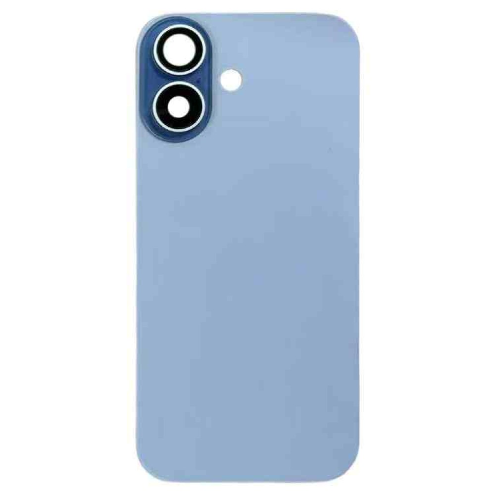 Оригинален Стъклен Заден Капак за iPhone 17 с Рамка за Камерата – Черен, Зелен, Син, Лилав, Бял