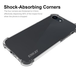 Apple  iPhone 16e Удароустойчив ENKAY Силиконов Калъф и Протектор