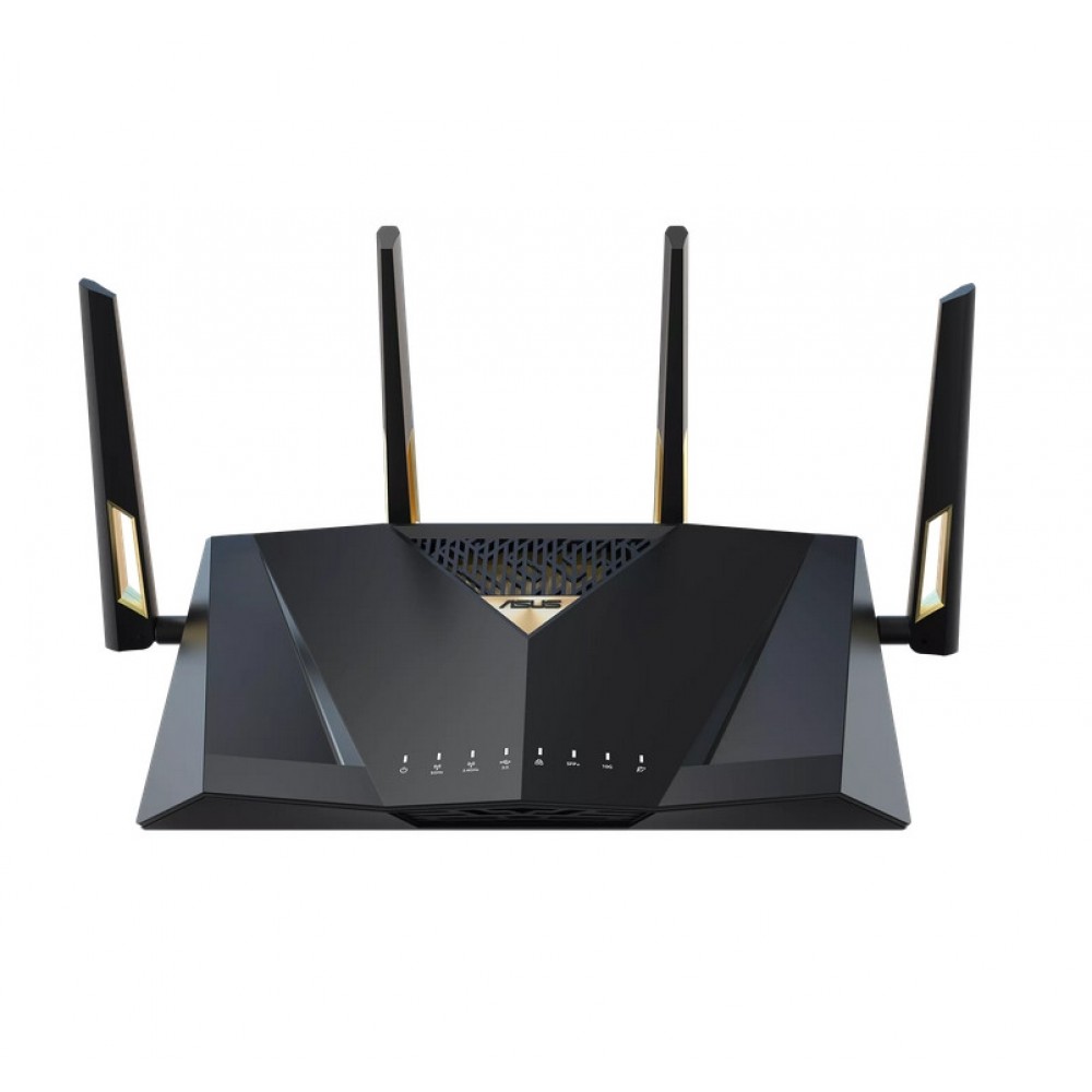 ASUS RT-BE88U BE7200 Gaming Wi-Fi 7 Рутер с 10G, 2.5G, SFP+ и AiProtection Pro – 90IG08V0-MO3N0V