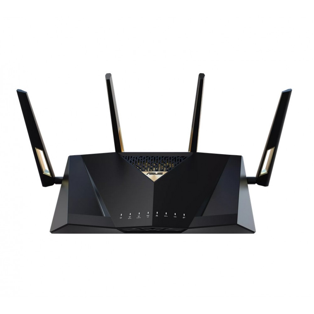 ASUS RT-BE88U BE7200 Gaming Wi-Fi 7 Рутер с 10G, 2.5G, SFP+ и AiProtection Pro – 90IG08V0-MO3N0V