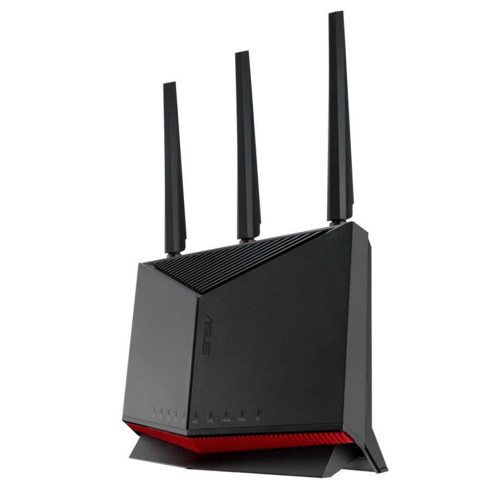 ASUS RT-BE86U BE6800 Gaming Wi-Fi 7 Рутер с 10G, 2.5G и AiProtection Pro – 90IG08W0-MO9A0V