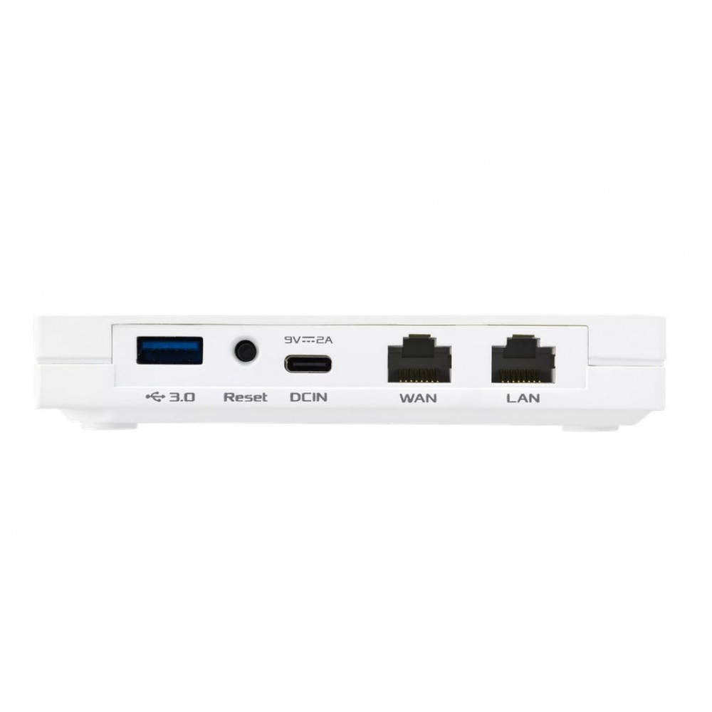 ASUS RT-AX57 Go AX3000 Dual-Band Wi-Fi 6 Рутер с Gigabit Ethernet, USB 3.2 и VPN Fusion – 90IG08N0-MU9C00