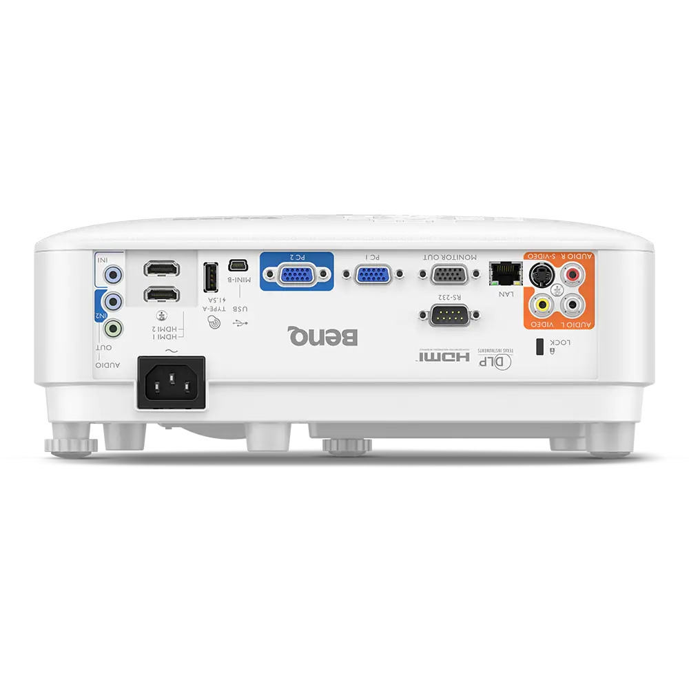BenQ MW826STH – Късофокусен проектор, WXGA 1280x800, 3500 lm, 20000:1, HDMI 2x - Бял