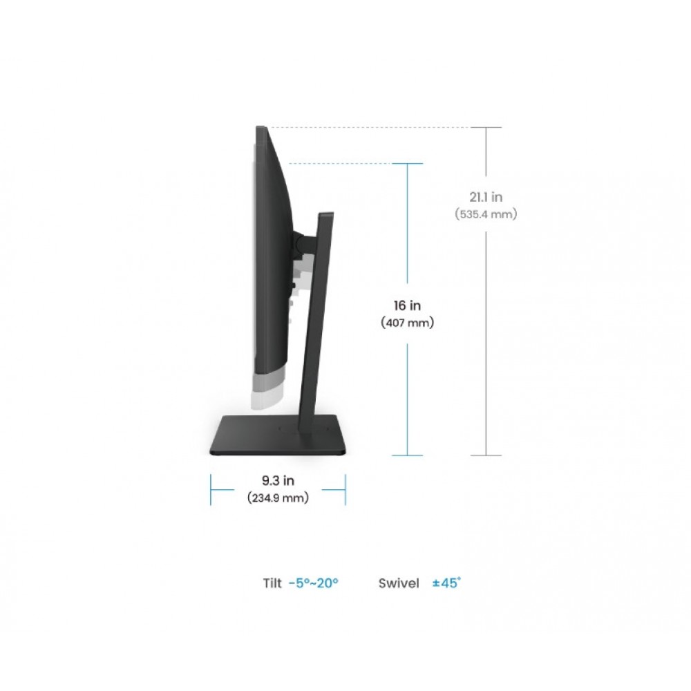BenQ BL2786TC IPS Монитор27",  USB-C, 100Hz, Anti-Glare, Завъртане 90°, Черен