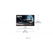 BenQ EX251 MOBIUZ – монитор 25" IPS, 220Hz, 1ms, FreeSync, 400 cd/m², USB-C, 2x2.5W, бял