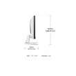 BenQ EX251 MOBIUZ – монитор 25" IPS, 220Hz, 1ms, FreeSync, 400 cd/m², USB-C, 2x2.5W, бял