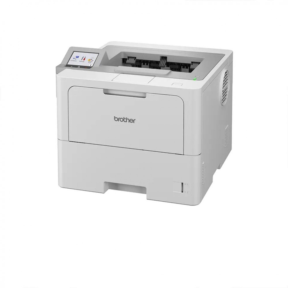 Brother HL-L6410DN – A4 лазерен принтер, 50 ppm, Auto Duplex, 8.9" сензорен екран, Ethernet, бял