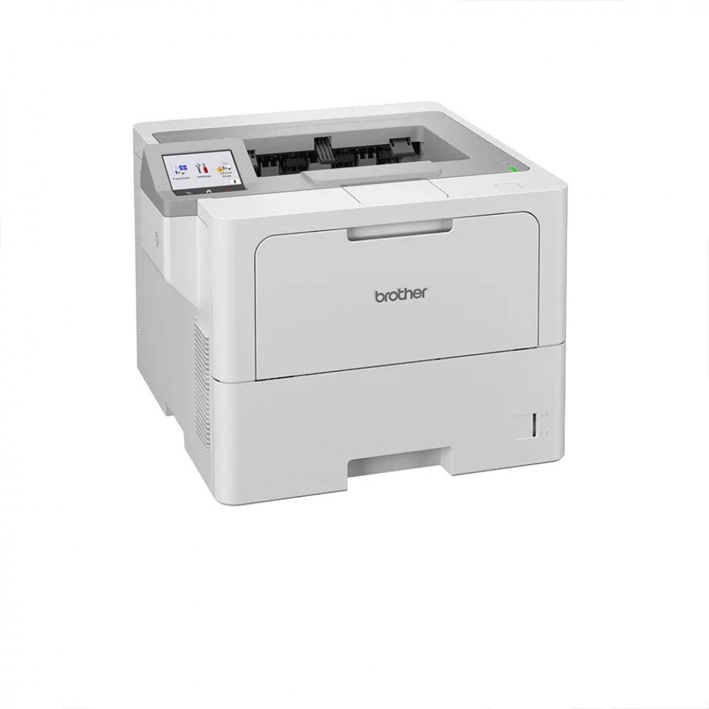 Brother HL-L6410DN – A4 лазерен принтер, 50 ppm, Auto Duplex, 8.9" сензорен екран, Ethernet, бял