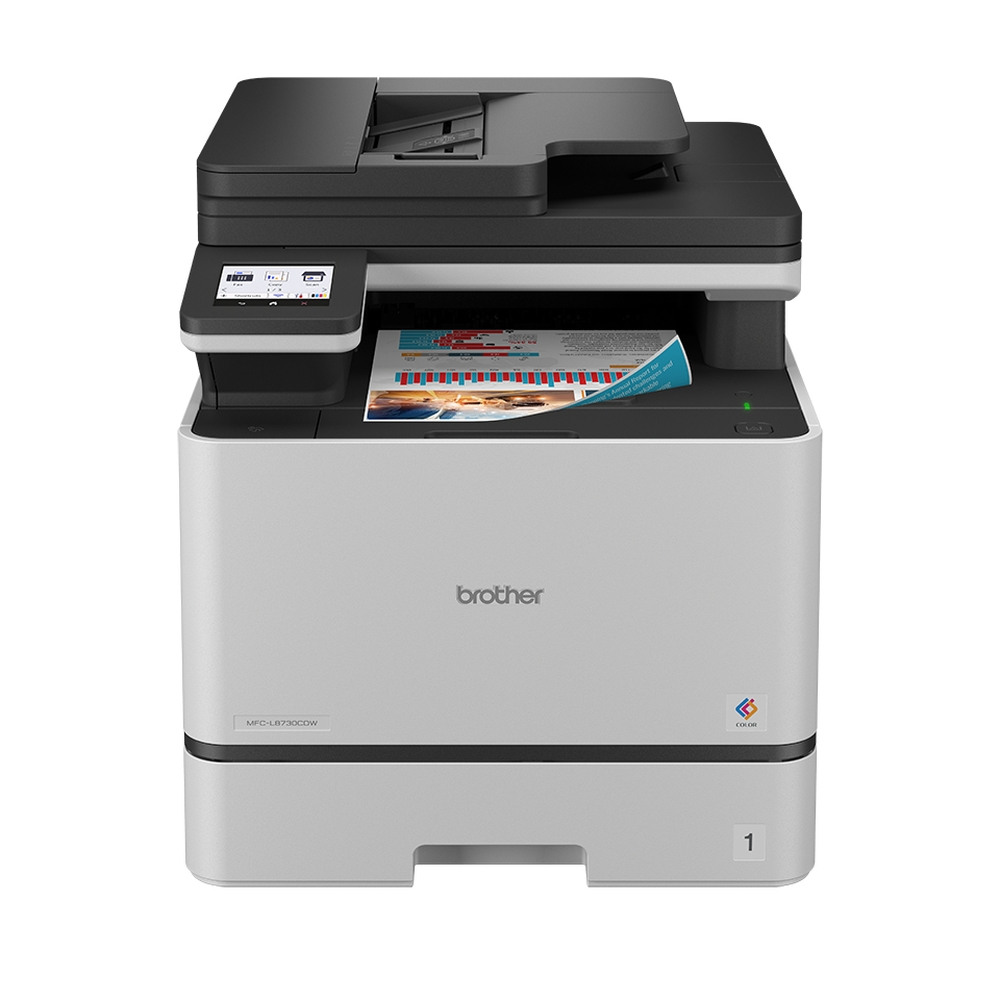 Brother MFC-L8730CDW МФУ - A4 Цв. Лазерно, Duplex, 31ppm - Бял/Черен