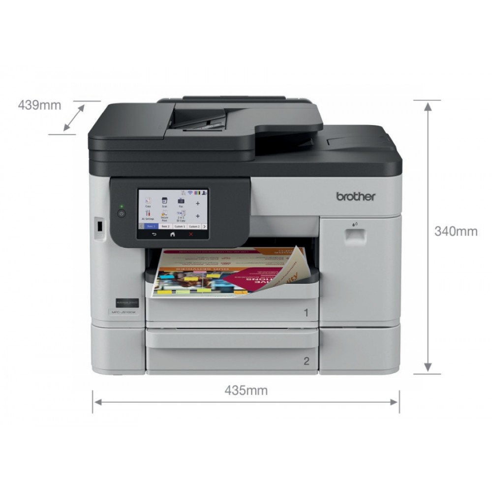 Brother MFC-J5110DW цветно мастиленоструйно МФУ, A3, Wi-Fi, LAN, факс, дуплекс