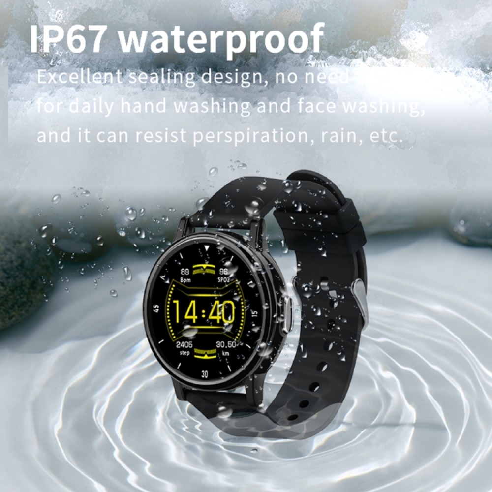 HAMTOD KL2 1.28" Смарт Часовник с BT Разговори, Пулс, Кръвно Налягане, SpO2 и IP67