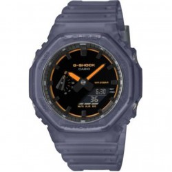 Мъжки Аналогово-Дигитален Часовник Casio G-SHOCK GA-2100K-2AER Classic с Карбоново Подсилен Полимерен Корпус, Super LED и Водоустойчивост 200 м