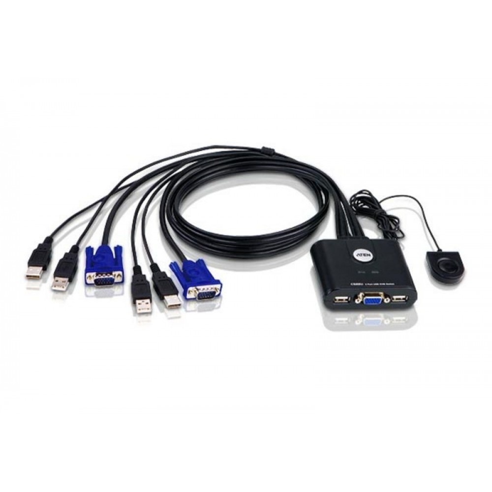 ATEN CS22U, 2x 1, USB KVM Суич