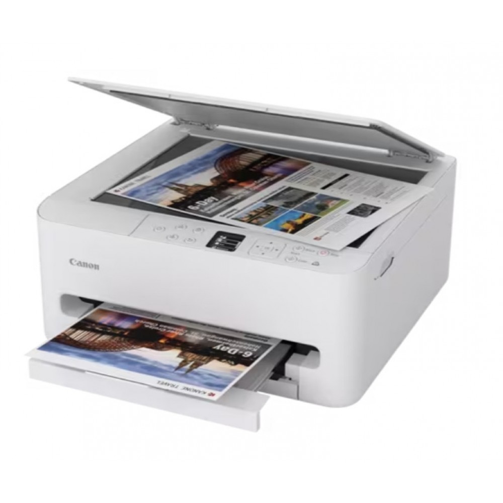 Canon PIXMA TS6550i All-In-One – Мастиленоструйно многофункционално устройство, A4, Wi-Fi, автоматичен двустранен печат, бяло