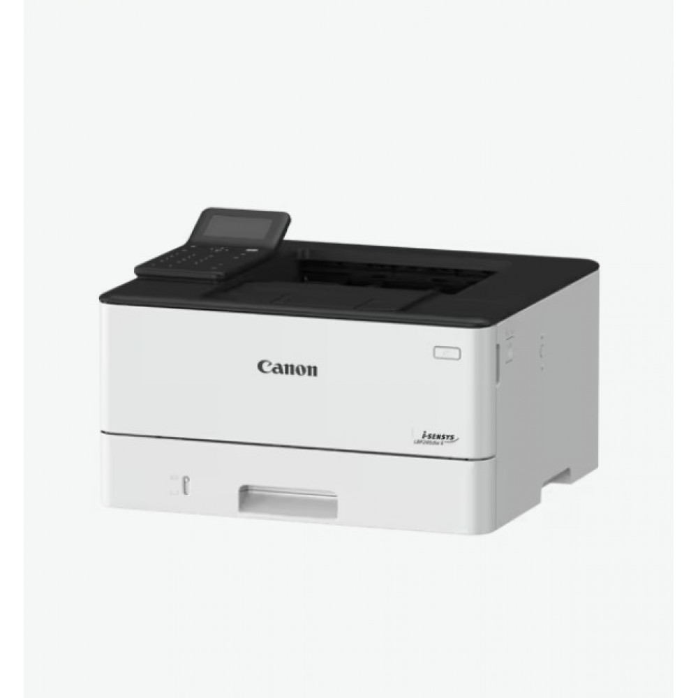 Лазерен принтер Canon i-SENSYS LBP246dw II - Монохромен, 40 ppm, Автоматичен дуплекс, Gigabit Ethernet, Wi-Fi, 5-редов LCD, Бяло-Черно